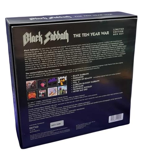 Black Sabbath The Ten Year War UK Vinyl Box Set (694995)